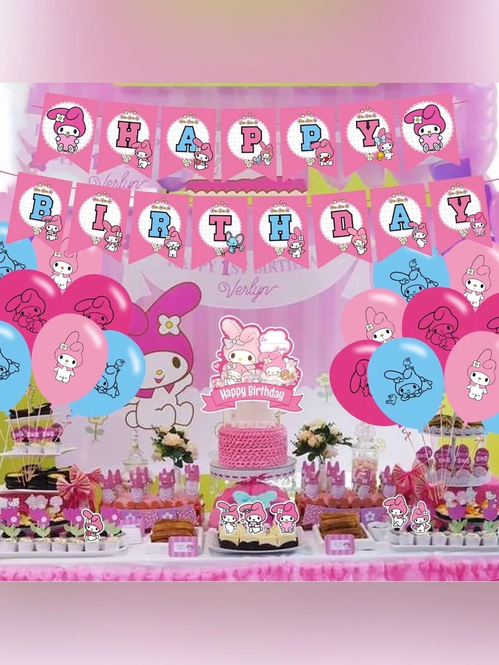 My Melody Birthday Party Decorations